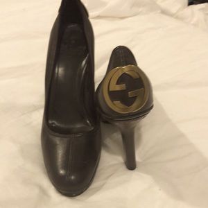 GUCCI PLATFORM HEELS 4.5”
